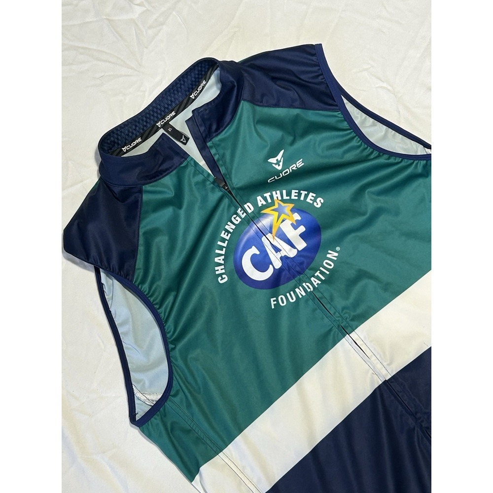 Cuore CAF 15th Anniversary Million Dollar Challenge Cycling Vest Gilet Men XL